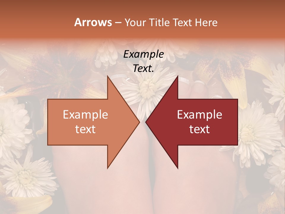 Ankle Female Wood PowerPoint Template