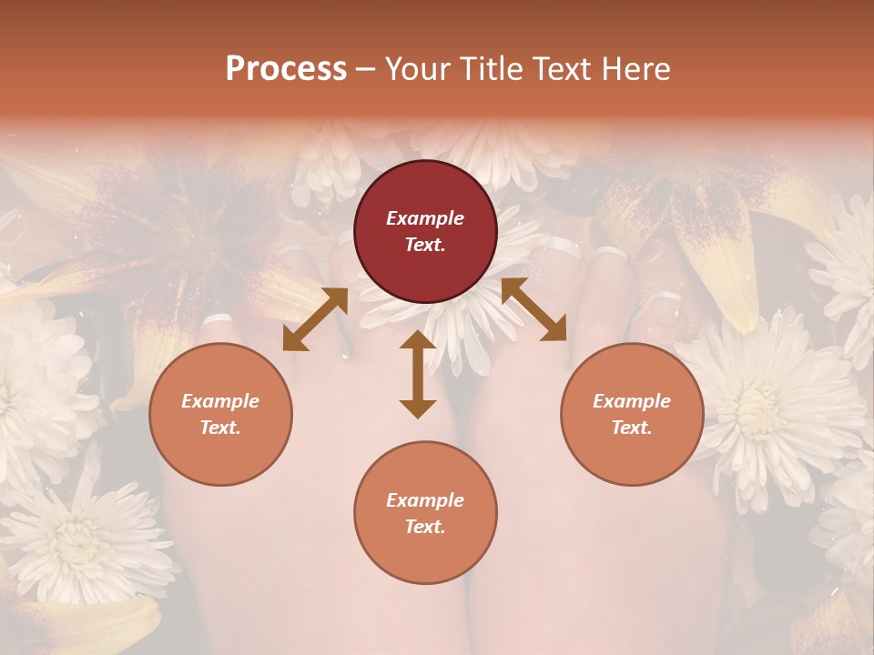 Ankle Female Wood PowerPoint Template