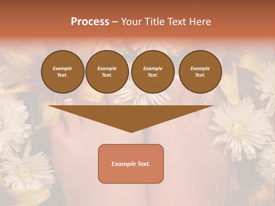 Ankle Female Wood PowerPoint Template