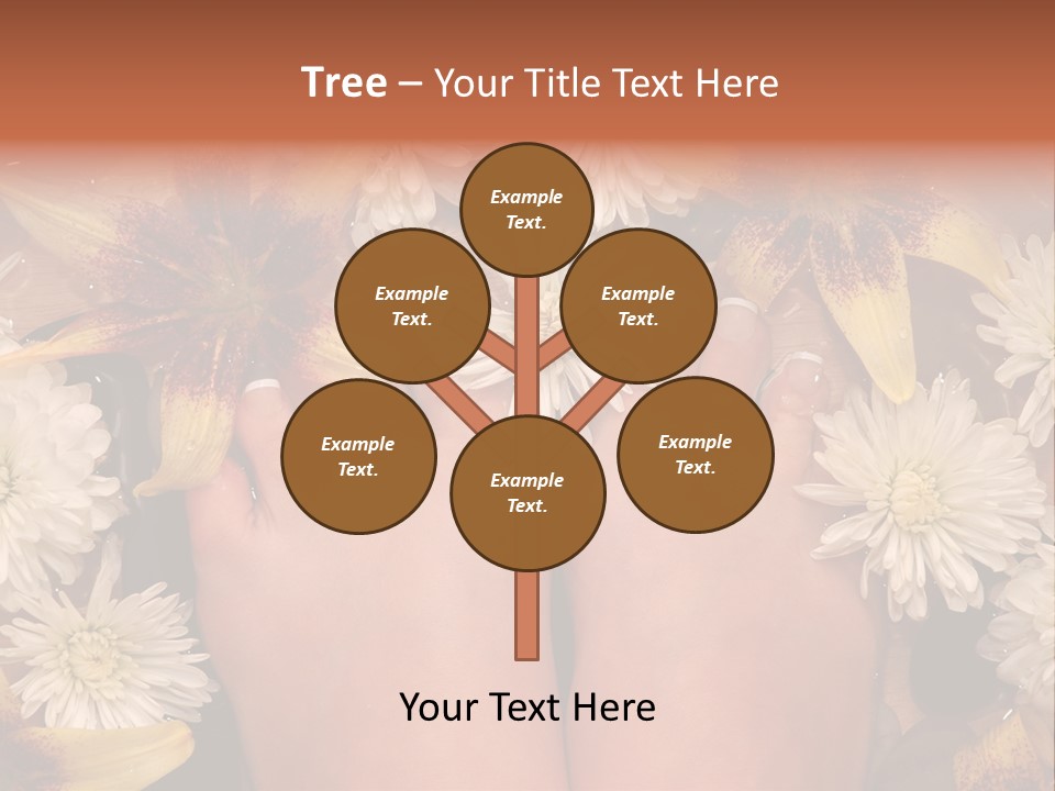 Ankle Female Wood PowerPoint Template