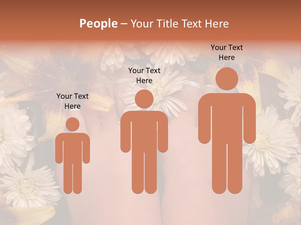 Ankle Female Wood PowerPoint Template