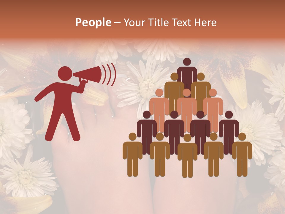 Ankle Female Wood PowerPoint Template