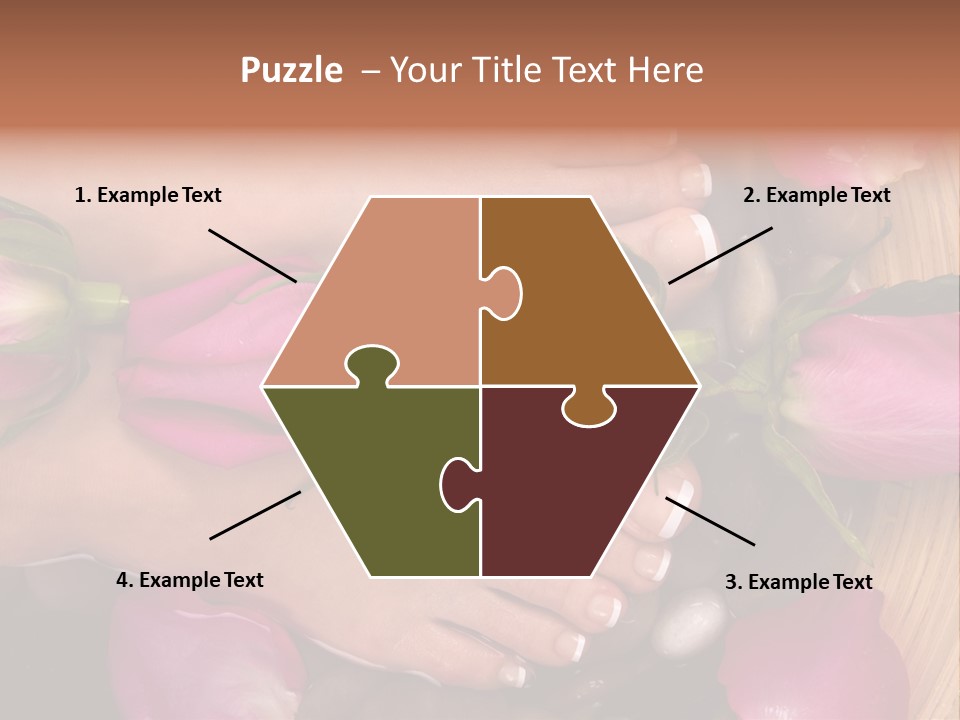 Fragrant Petal Beauty PowerPoint Template