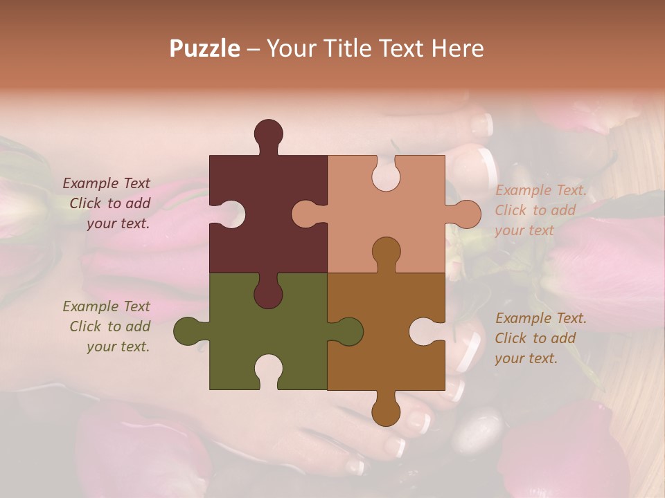 Fragrant Petal Beauty PowerPoint Template