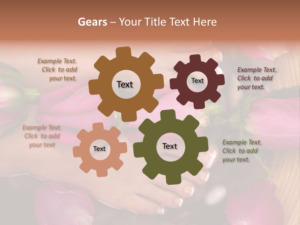 Fragrant Petal Beauty PowerPoint Template