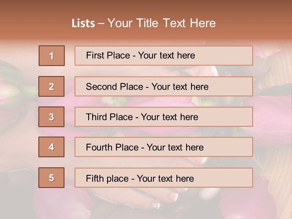 Fragrant Petal Beauty PowerPoint Template