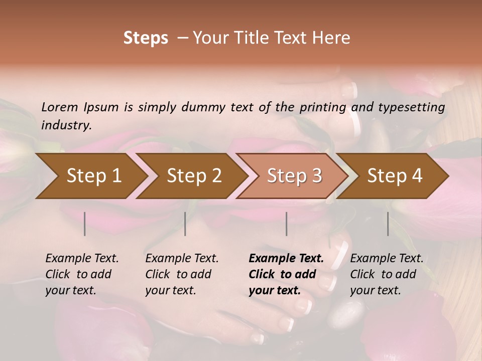 Fragrant Petal Beauty PowerPoint Template