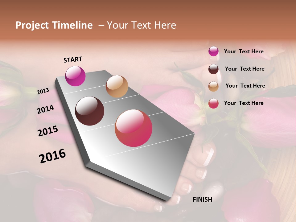 Fragrant Petal Beauty PowerPoint Template