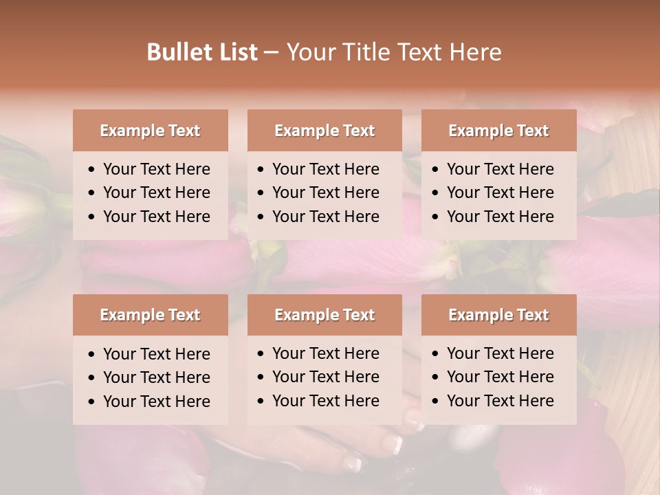 Fragrant Petal Beauty PowerPoint Template