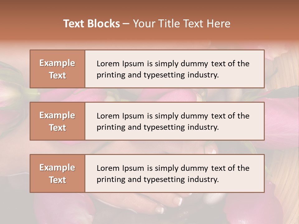 Fragrant Petal Beauty PowerPoint Template