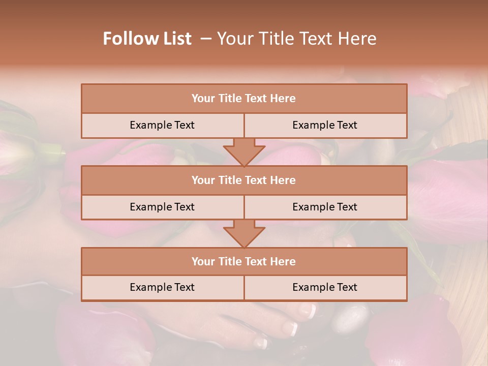 Fragrant Petal Beauty PowerPoint Template