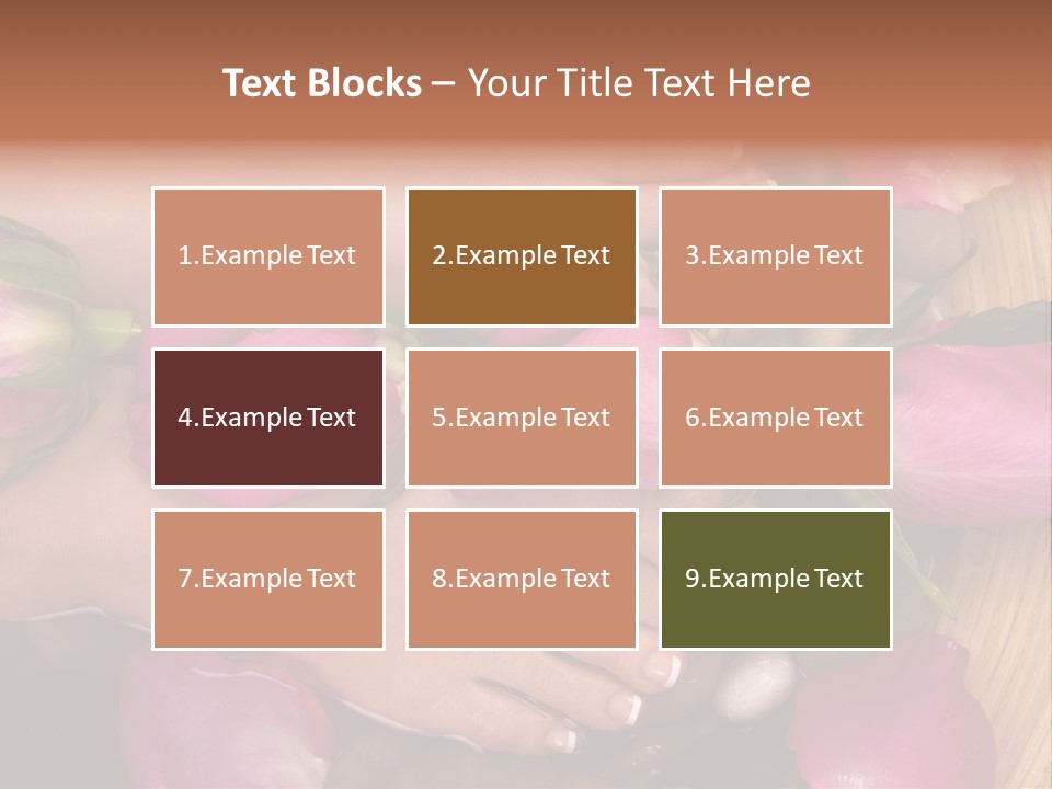 Fragrant Petal Beauty PowerPoint Template