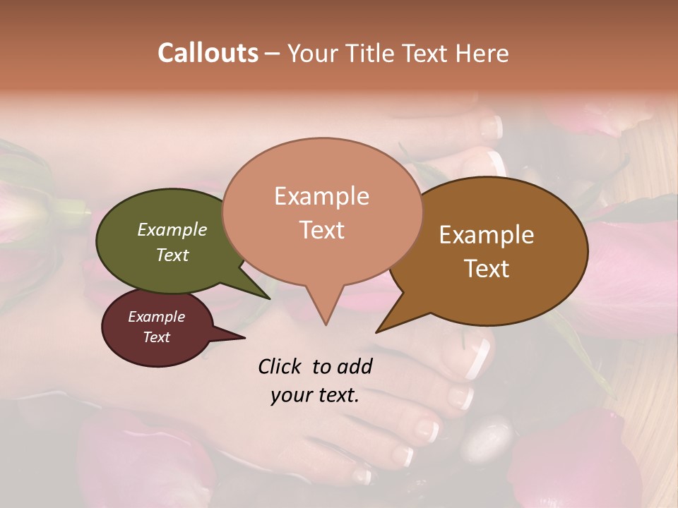 Fragrant Petal Beauty PowerPoint Template