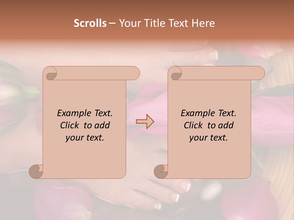 Fragrant Petal Beauty PowerPoint Template