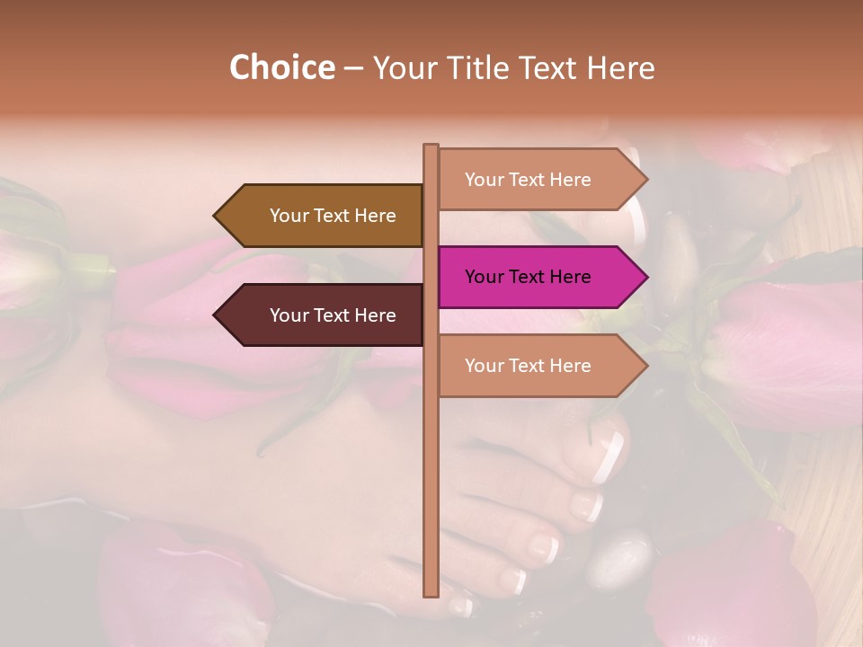 Fragrant Petal Beauty PowerPoint Template