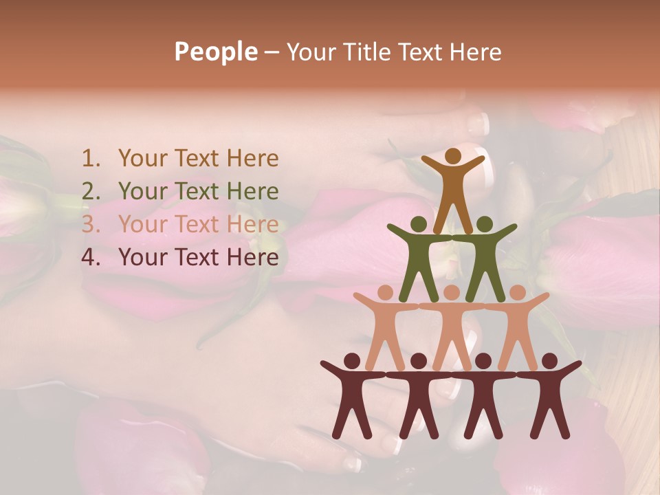 Fragrant Petal Beauty PowerPoint Template