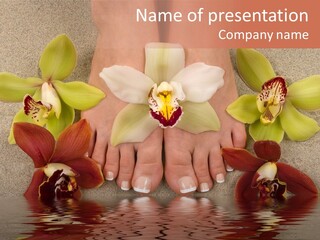 Luxury Pedicure Aroma PowerPoint Template