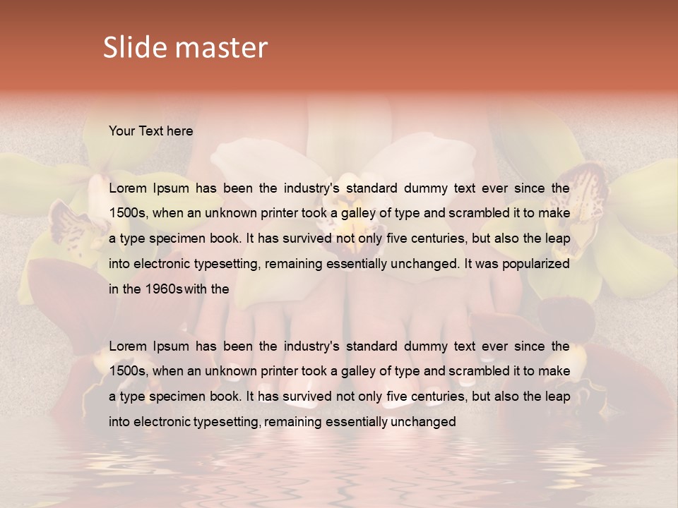 Luxury Pedicure Aroma PowerPoint Template