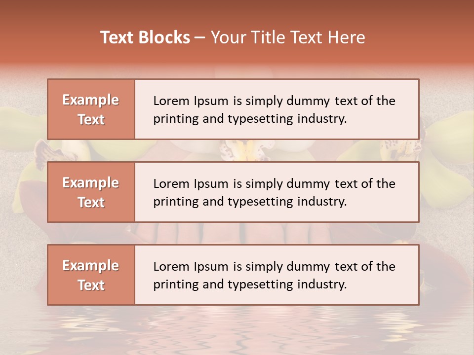 Luxury Pedicure Aroma PowerPoint Template