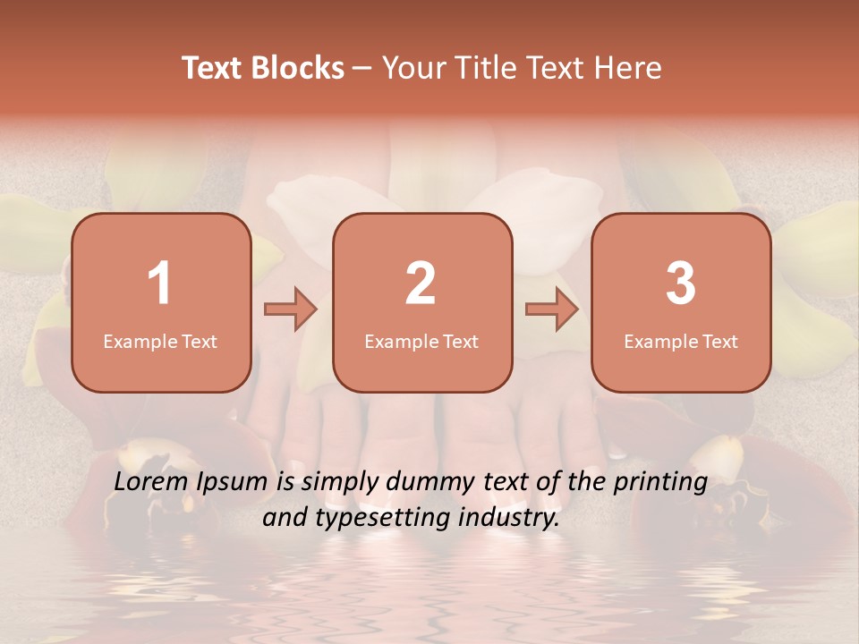 Luxury Pedicure Aroma PowerPoint Template