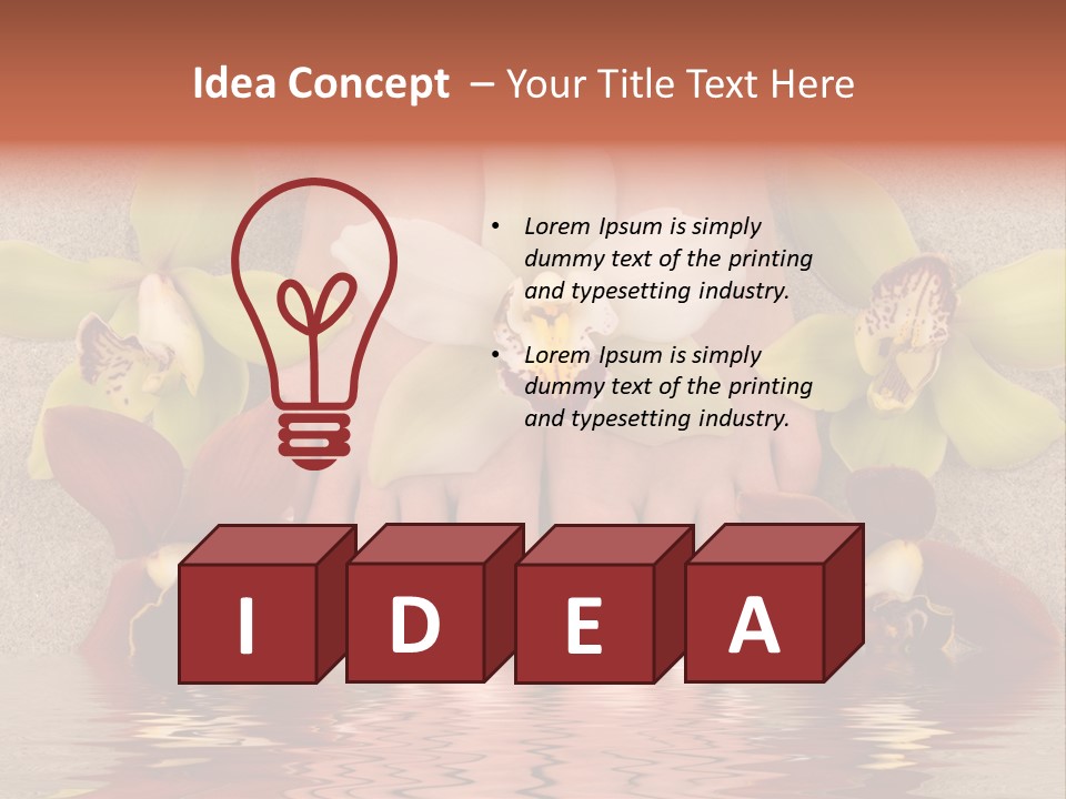 Luxury Pedicure Aroma PowerPoint Template