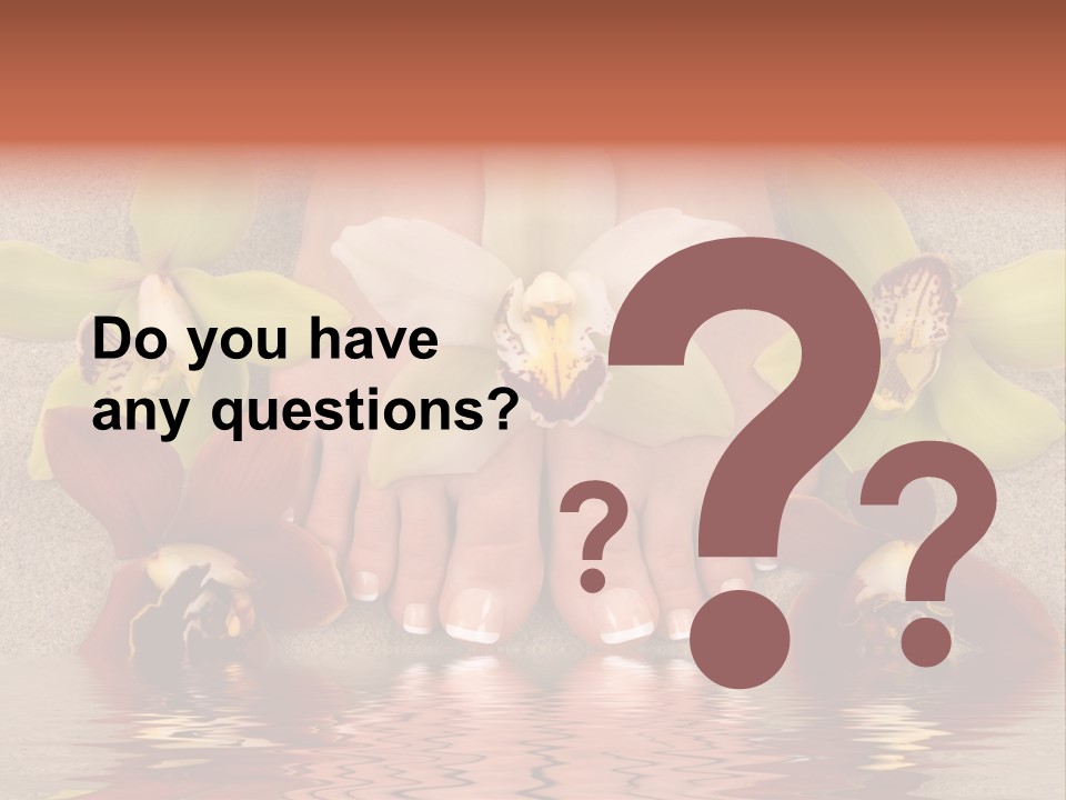 Luxury Pedicure Aroma PowerPoint Template