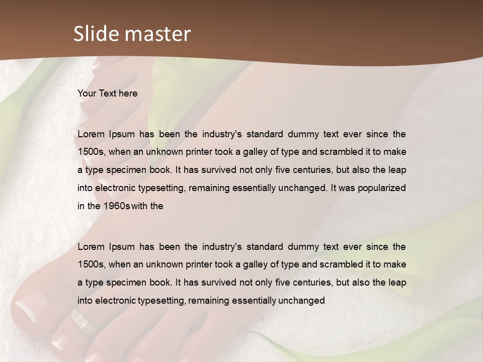 Salon Nail Hygiene PowerPoint Template