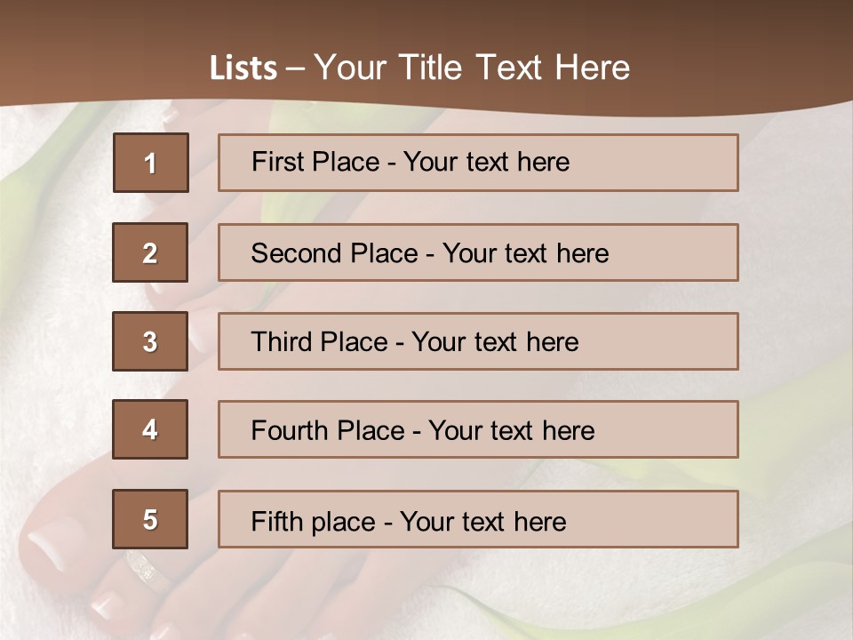 Salon Nail Hygiene PowerPoint Template