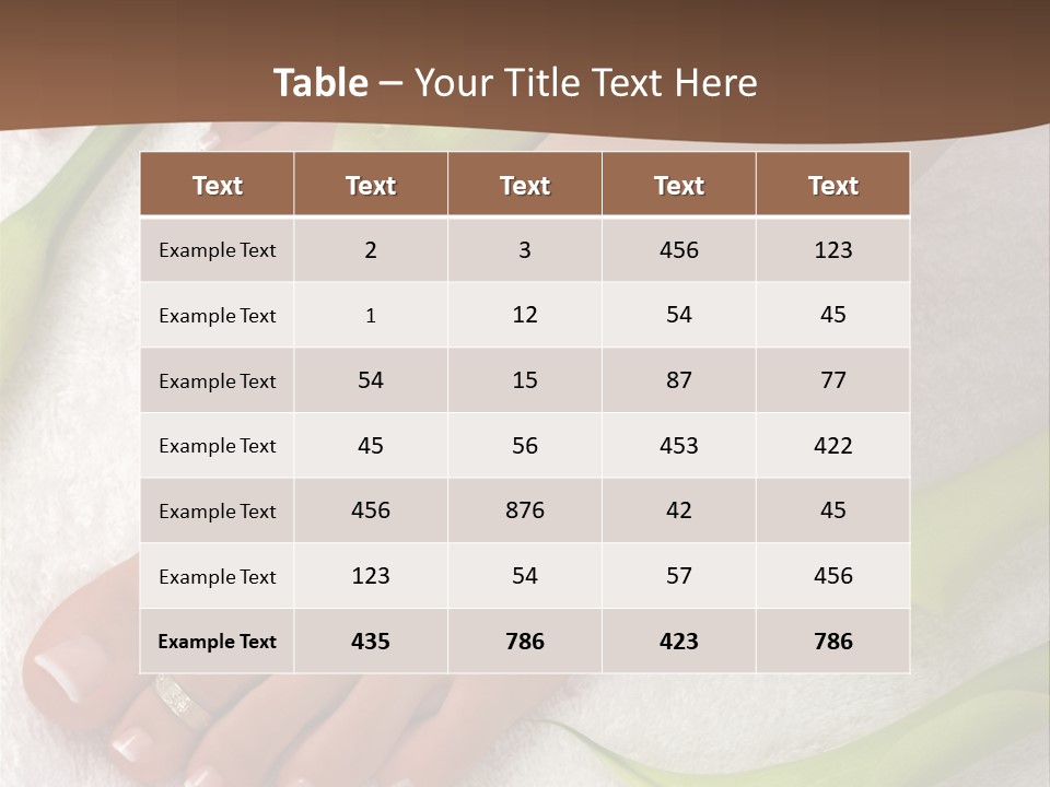 Salon Nail Hygiene PowerPoint Template