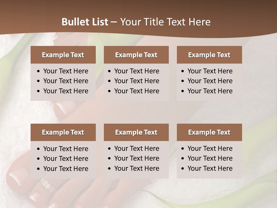 Salon Nail Hygiene PowerPoint Template