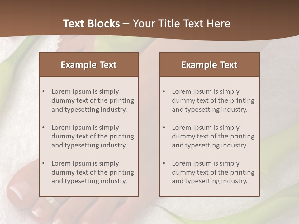 Salon Nail Hygiene PowerPoint Template
