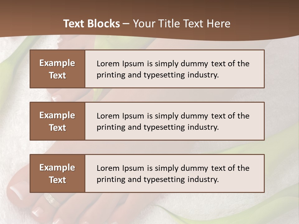 Salon Nail Hygiene PowerPoint Template