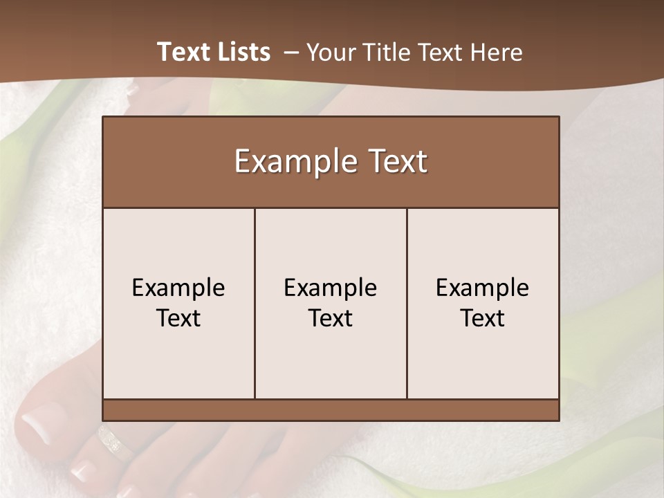 Salon Nail Hygiene PowerPoint Template