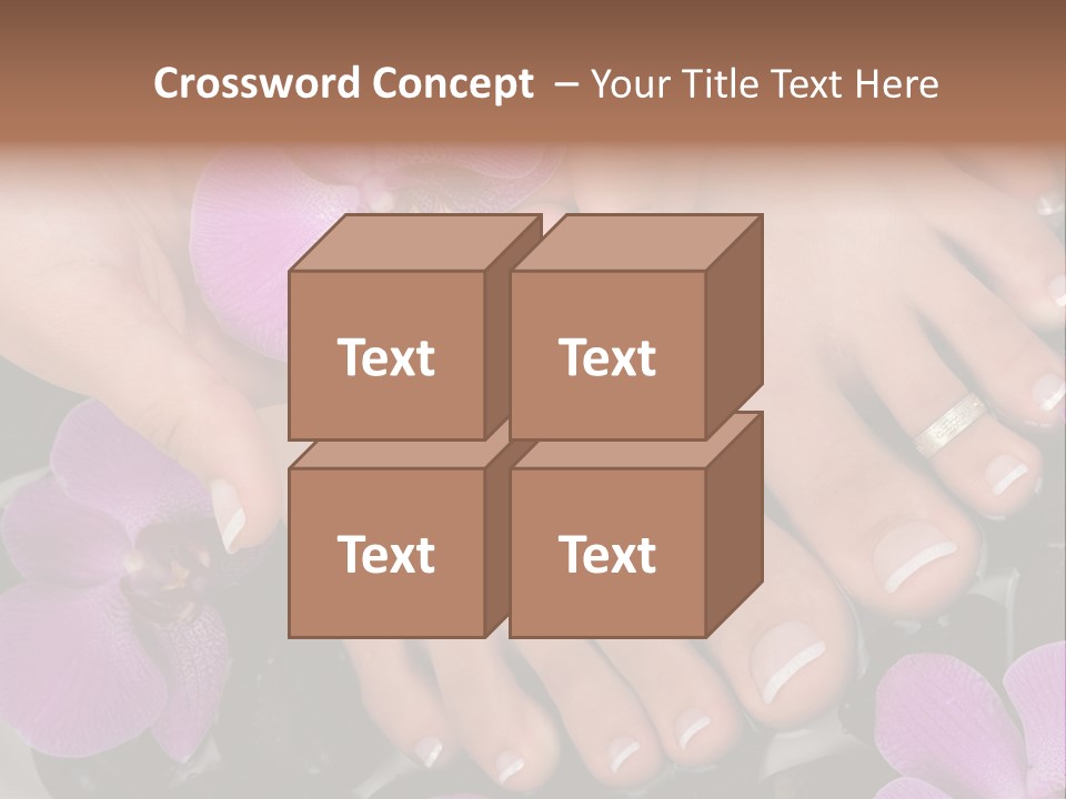 Hand Salon Foot PowerPoint Template