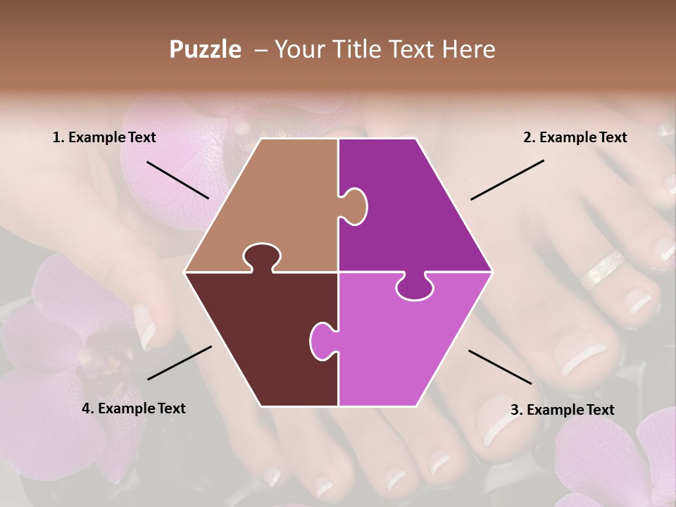 Hand Salon Foot PowerPoint Template