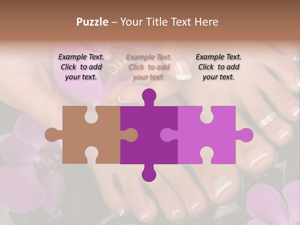 Hand Salon Foot PowerPoint Template