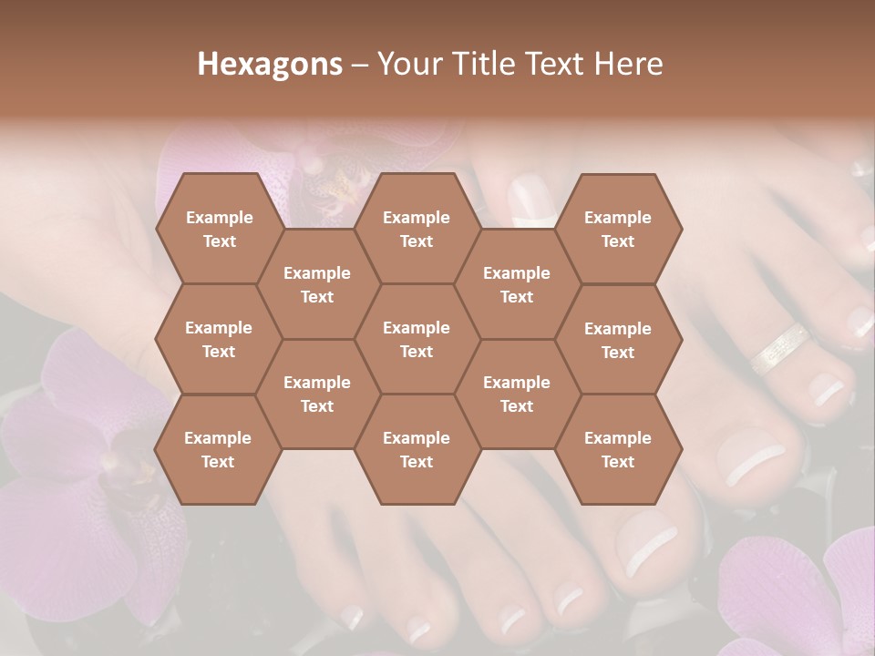 Hand Salon Foot PowerPoint Template