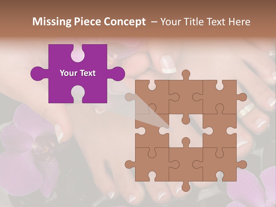 Hand Salon Foot PowerPoint Template