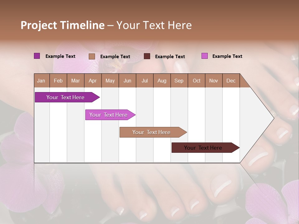 Hand Salon Foot PowerPoint Template