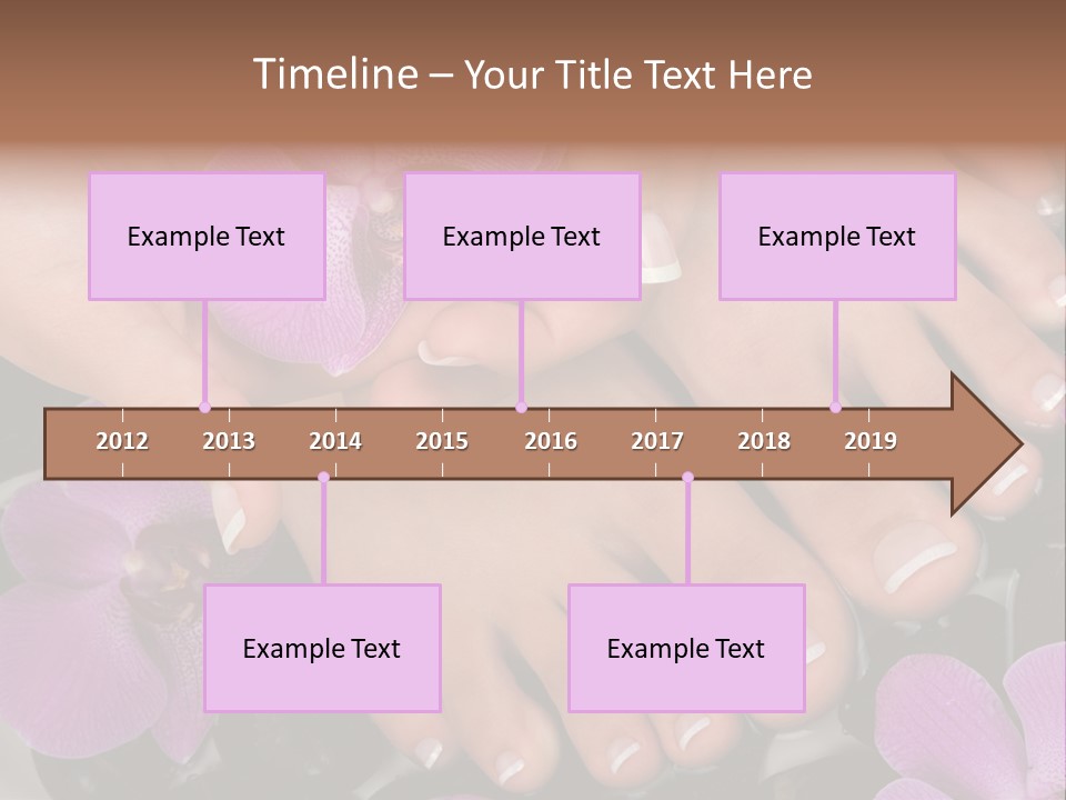 Hand Salon Foot PowerPoint Template