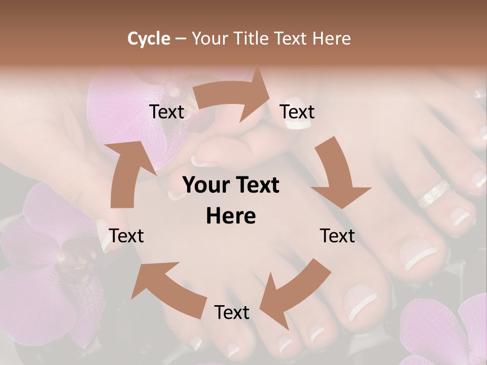 Hand Salon Foot PowerPoint Template