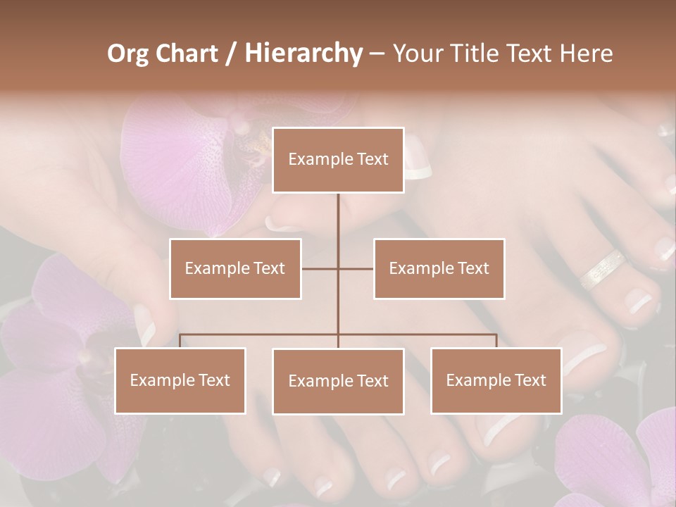 Hand Salon Foot PowerPoint Template