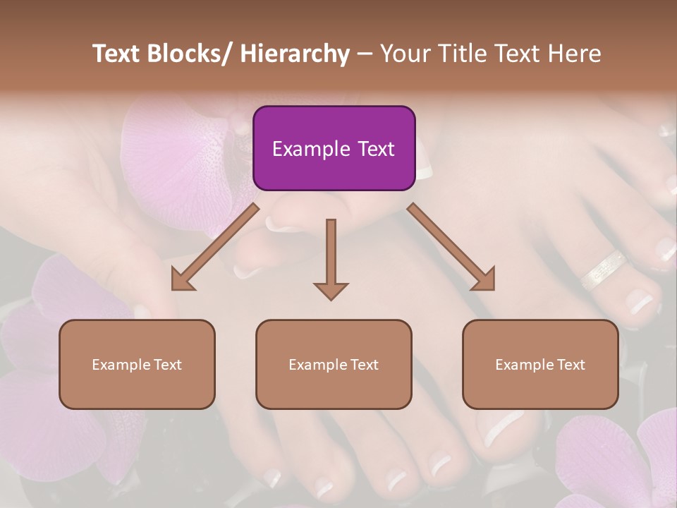 Hand Salon Foot PowerPoint Template