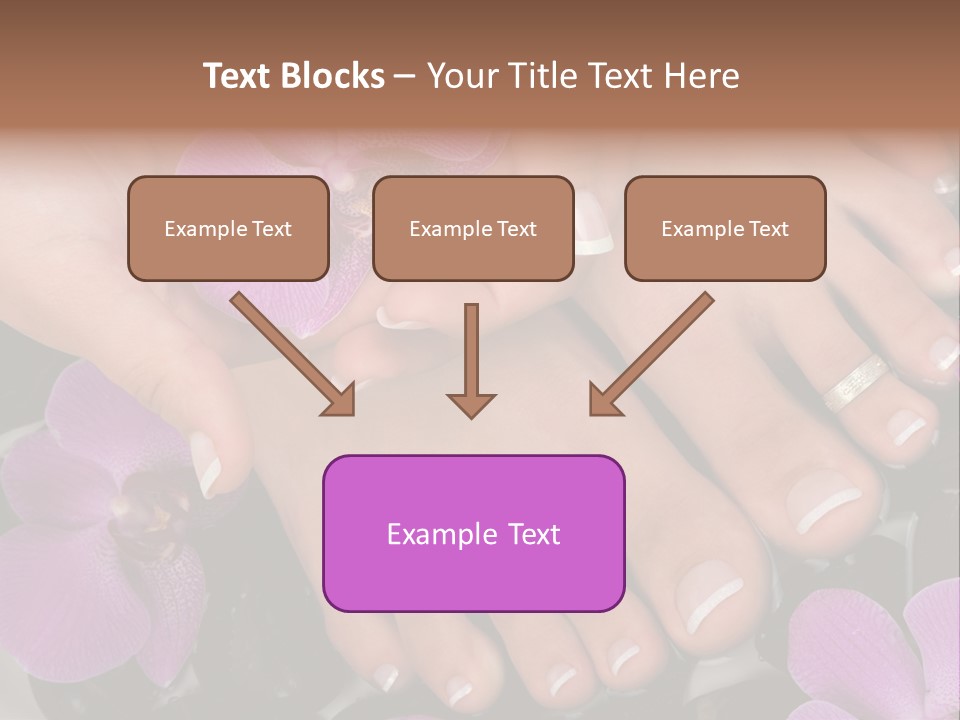 Hand Salon Foot PowerPoint Template