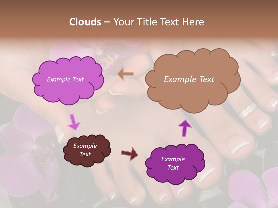 Hand Salon Foot PowerPoint Template