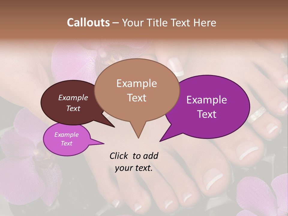 Hand Salon Foot PowerPoint Template