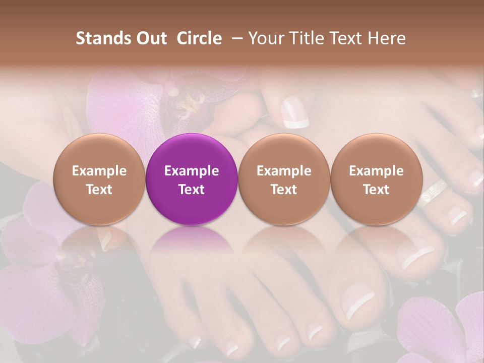 Hand Salon Foot PowerPoint Template
