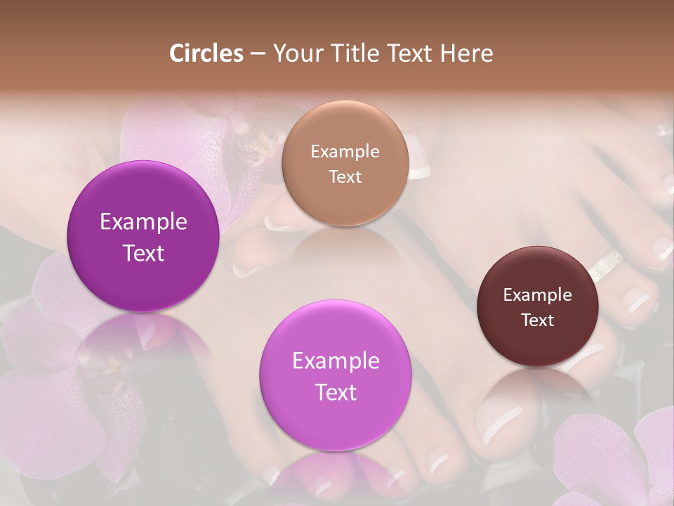 Hand Salon Foot PowerPoint Template