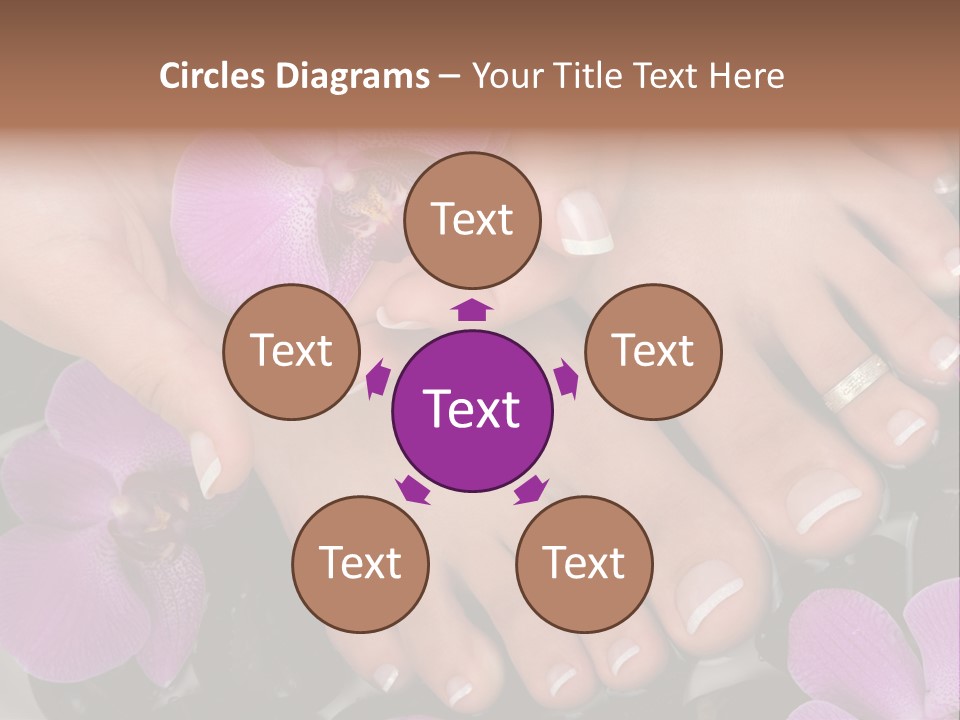 Hand Salon Foot PowerPoint Template