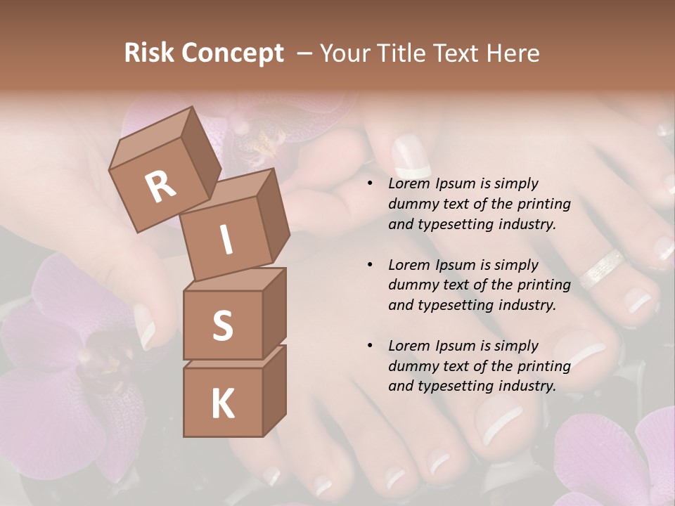 Hand Salon Foot PowerPoint Template